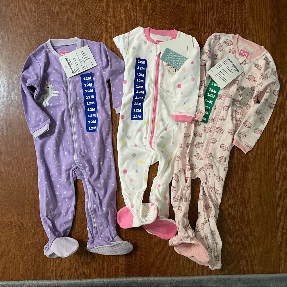 3 girls onesies
